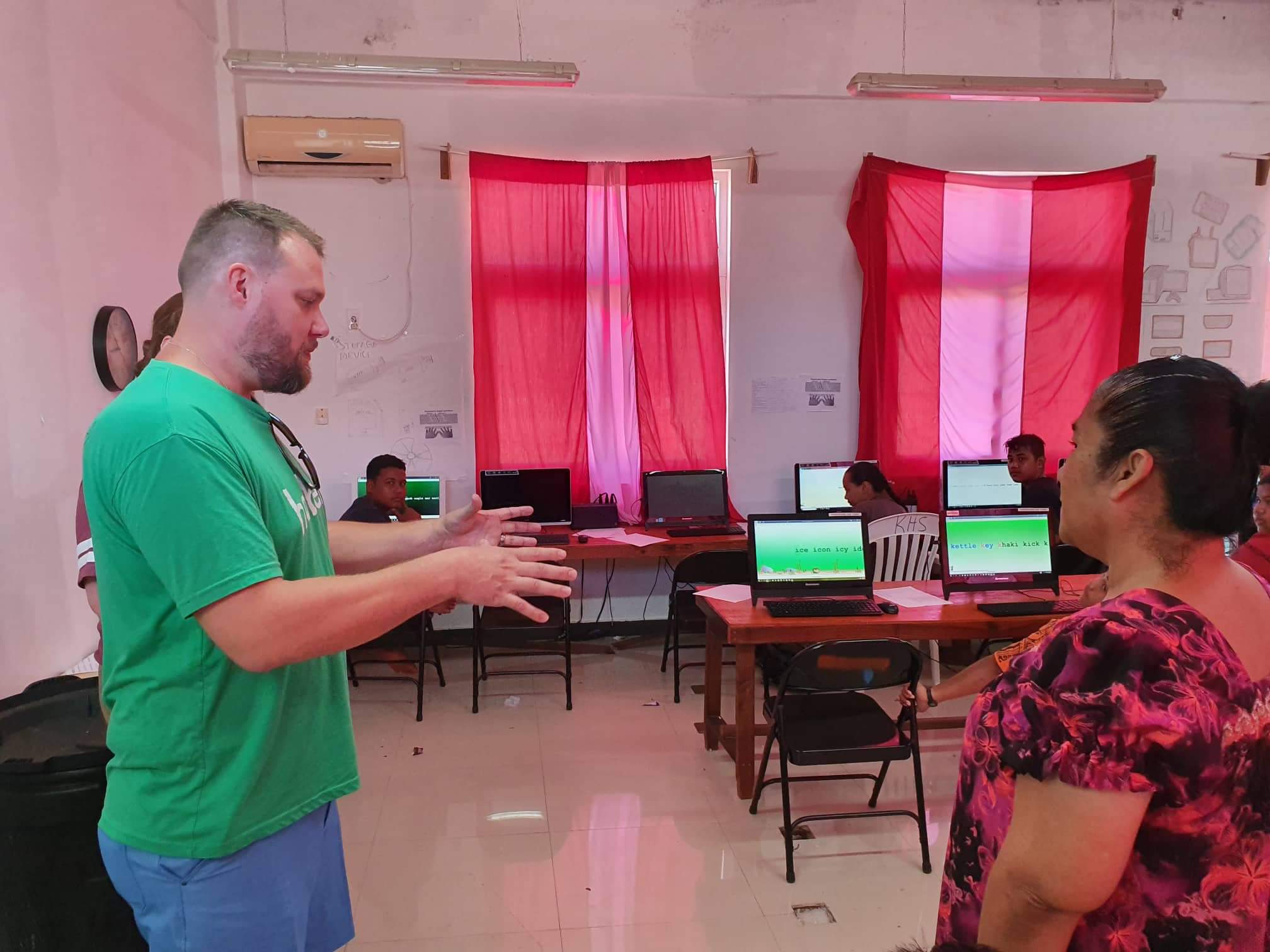 Introducing robotics at Kosrae High School